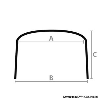 Bimini pliable 3 arceaux H140 cm 150/160 cm Blanc