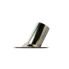 Platines inox base rectangulaire 60° 22-25 mm