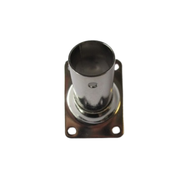 Platines inox base rectangulaire 90° 22-25 mm