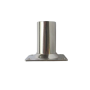 Platines inox base rectangulaire 90° 22-25 mm