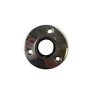 Platines balcon inox base ronde 90° 22-25 mm