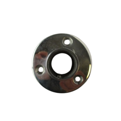 Platines balcon base ronde 90° 22-25 mm