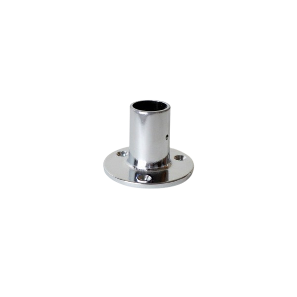 Platines balcon base ronde 90° 22-25 mm Platines balcon base ronde 90° 22-25 mm