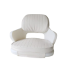 Siège bateau avec coussin en skaï 520 x 420 mm