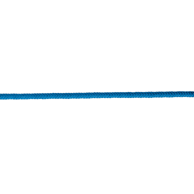 Garcette 3mm au mètre Blanc/Bleu/noir