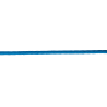 Garcette 3mm au mètre Blanc/Bleu/noir