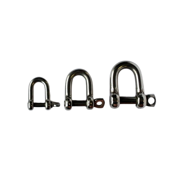 Manilles droite Inox Ø4 à 16 mm Manilles droite Inox Ø4 à 16 mm