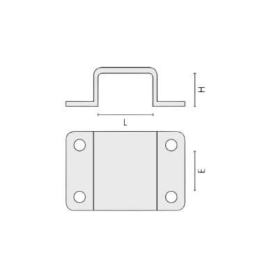 Oméga d'assemblage pour chariot 50x100 + 40-60