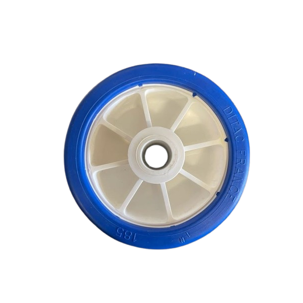 Galet Bi-matière 120 x75 AL17 Blanc/Bleu