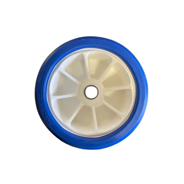 Galet Bi-matière 120 x75 AL17 Blanc/Bleu
