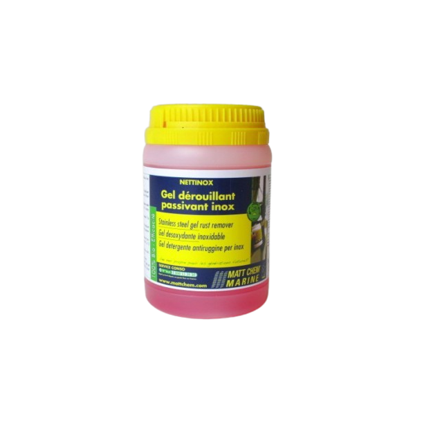Gel dérouillant nettoyant passivant inox Gel dérouillant nettoyant passivant inox