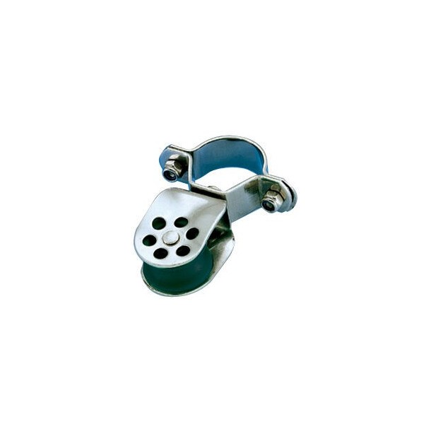 Poulie inox simple - Réa 25 - Pour chandelier Ø25 mm