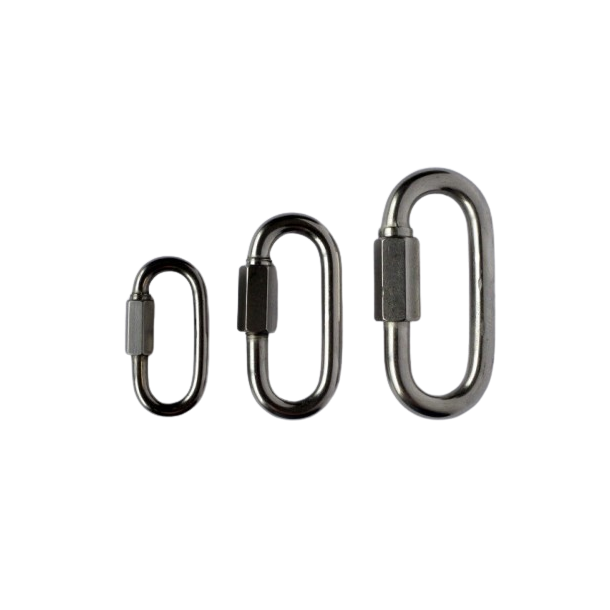 Maillon rapide en inox Ø6-8-10 mm Maillon rapide en inox Ø6-8-10 mm