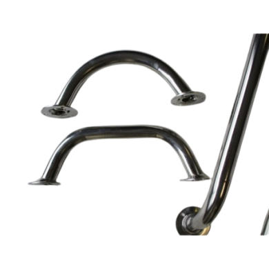 Mains courantes en inox platine, différentes longueurs.