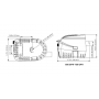 Pompe de cale automatique 750 GPH 12V Seaflo