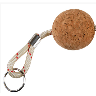 Porte clé boule liège