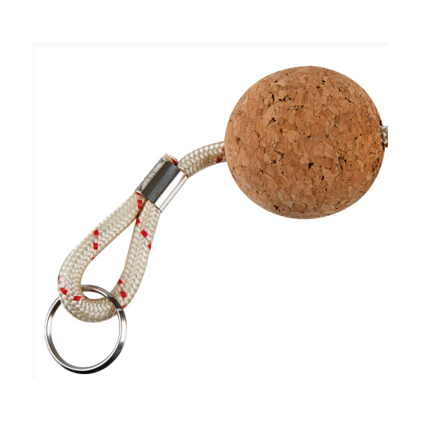 Porte clé boule liège