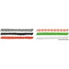 Tresse lévilène flottante grise  Ø12 mm