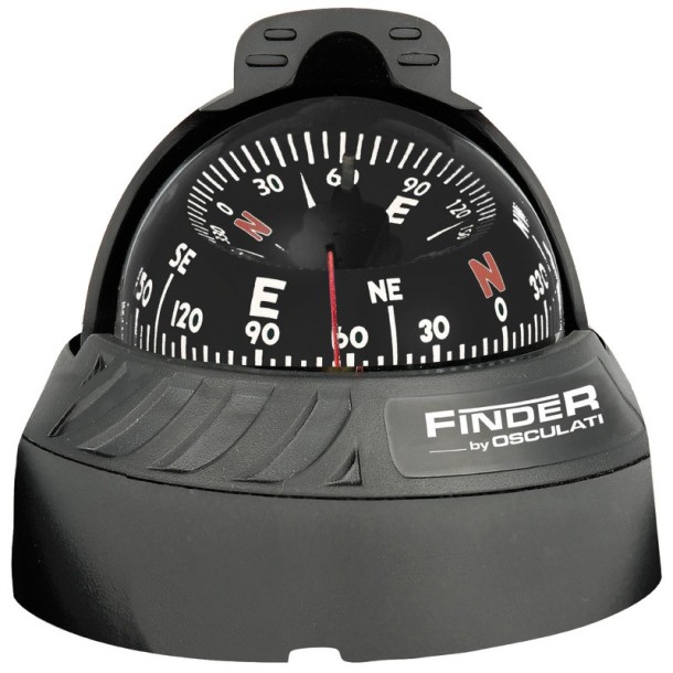 Compas Finder éclairé 67 mm sur plan Noir Compas Finder éclairé 67 mm sur plan Noir