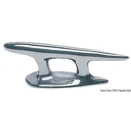 Taquet profilé laiton chromé 120 mm