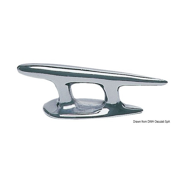 Taquet profilé laiton chromé 120 mm