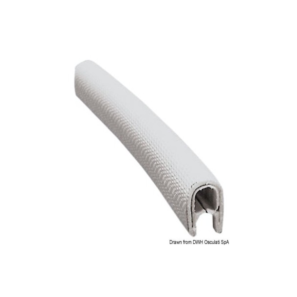 Liston PVC noir semi-flexible armé 1,5x4 mm Liston PVC noir semi-flexible armé 1,5x4 mm