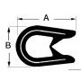 Liston PVC semi-flexible armé 1,5x4 mm