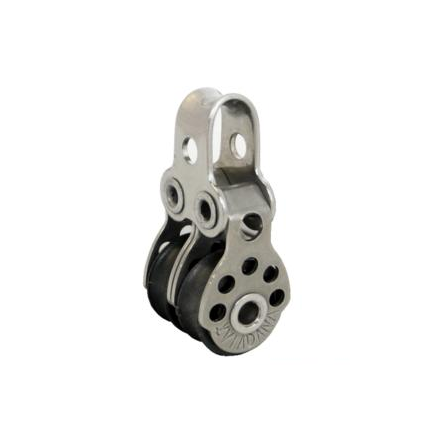 Micro poulie double fixe en Inox - Réa 17