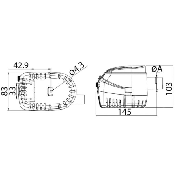Pompe de cale automatique 24V G1100