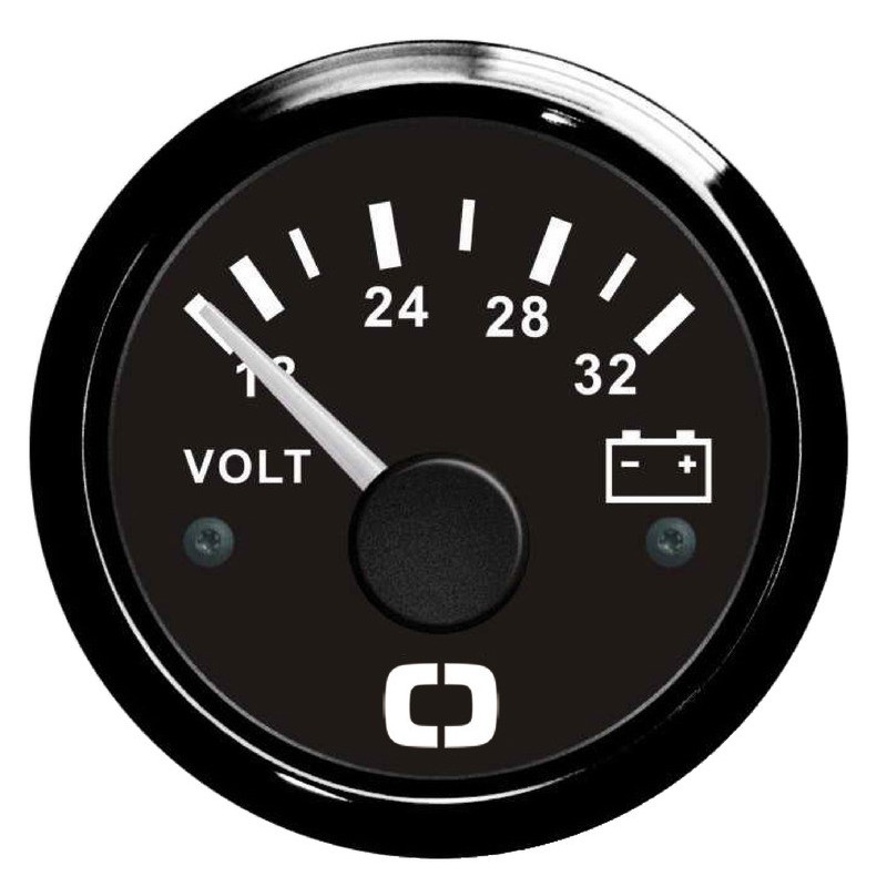 Voltmètre 18/32V Noir