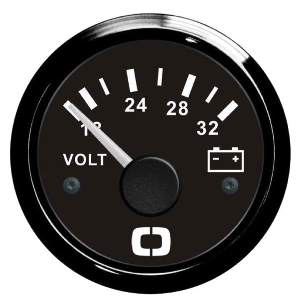 Voltmètre 18/32V Noir