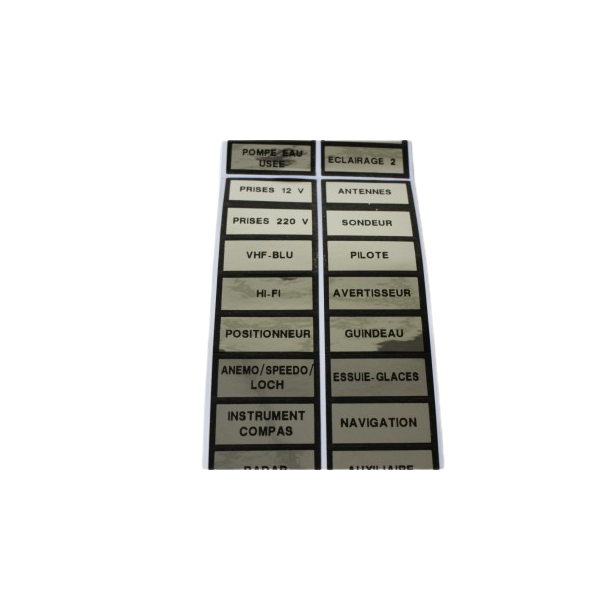Tableau électrique avec interrupteurs pour 6 fusibles