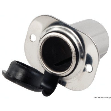 Prise inox allume-cigare