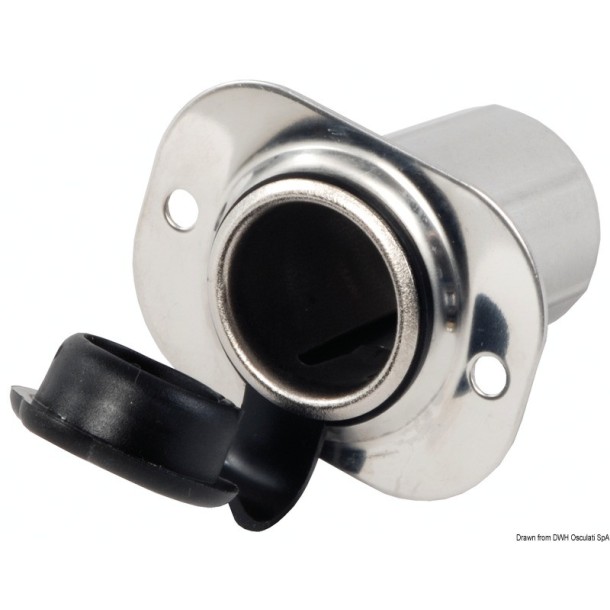 Prise inox allume-cigare