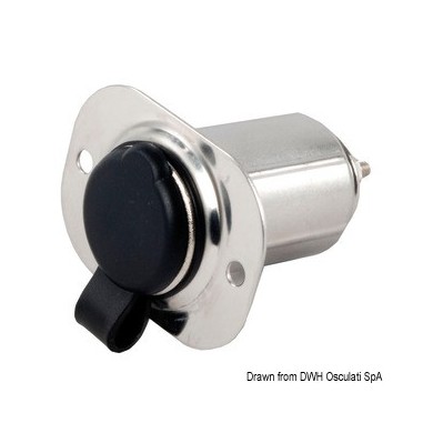 Prise inox allume-cigare