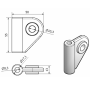 Platine et noix pour hale bas rigide Z551