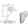Platine et noix pour hale bas rigide Z551