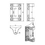 Platine et noix pour hale bas rigide Z551 Z Spars