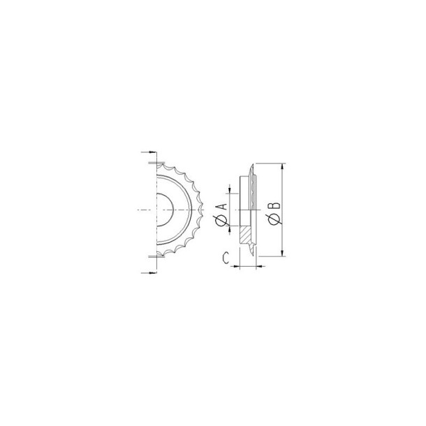 Coupe-orin pour arbre Ø22 mm JCG