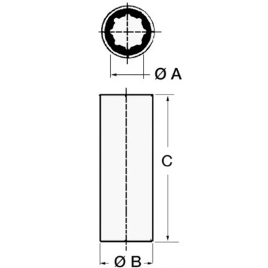 Bague hydrolube Ø35x54 mm 140 mm
