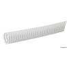 Tuyau avec spirale en PVC blanc Ø38/46 mm