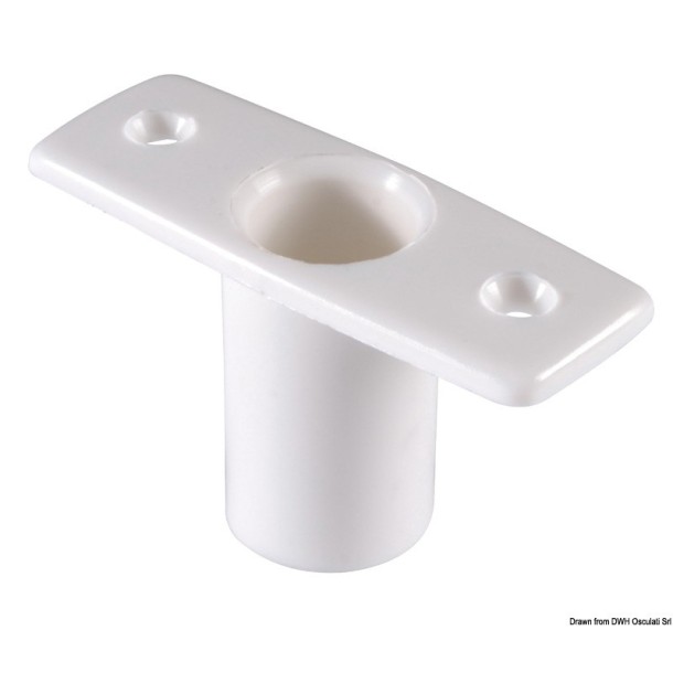 Support de dame de nage Nylon Blanc Ø17