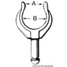 Dame de nage en nylon Ø17 45x38 mm