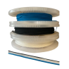 Bobine de Garcette 4mm Blanc/Bleu/Noir