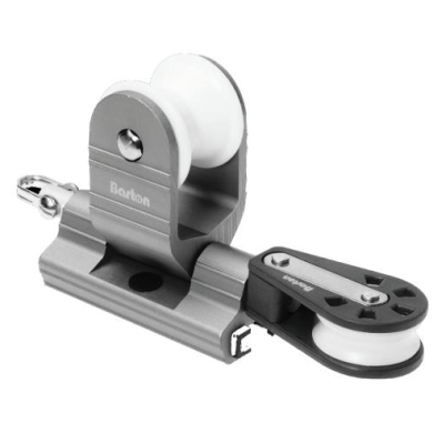 Chariot de génois remorquable 2:1 pour rail en T 25 mm