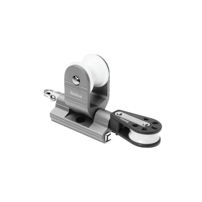 Chariot de génois remorquable 2:1 pour rail en T 25 mm
