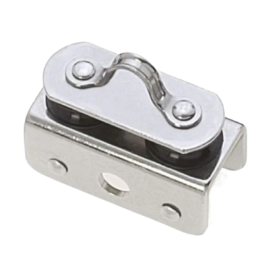 Chariot coulissant Inox - Rail 18mm Viadana
