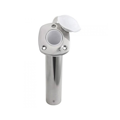 Porte-canne à encastrer Inox 42 mm 60°