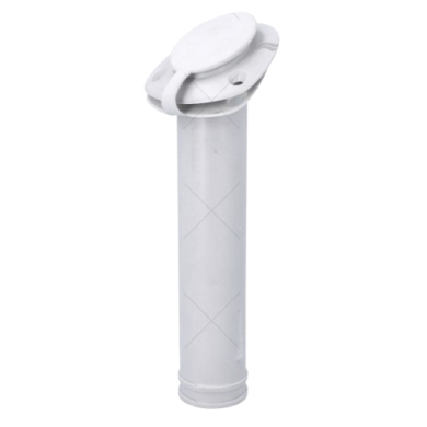 Porte-canne à encastrer nylon Gris clair 50 mm