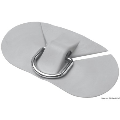 Anneau de proue gris 95x175x22 mm